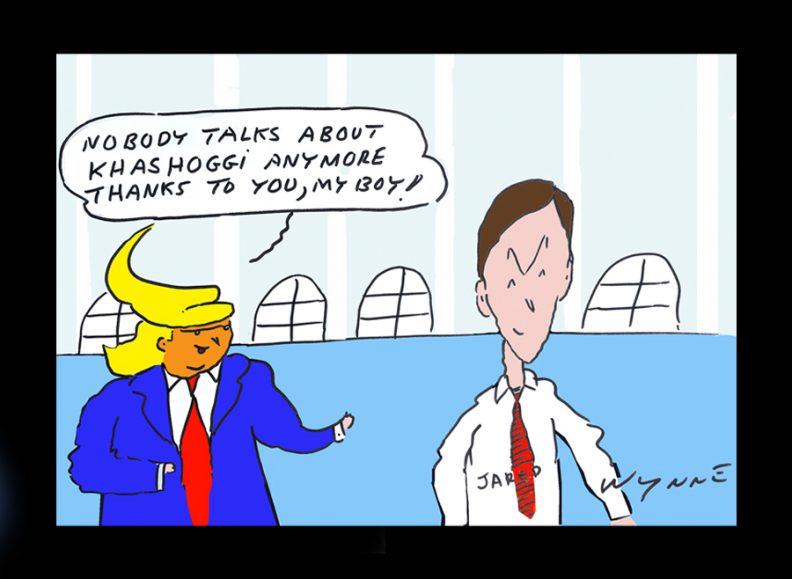 Cartoon about Donald Trump by Terry Wynne
